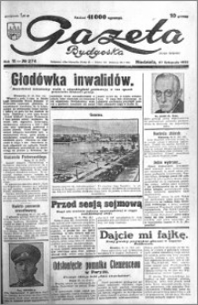 Gazeta Bydgoska 1932.11.27 R.11 nr 274