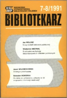 Bibliotekarz 1991, nr 7-8