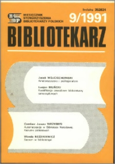 Bibliotekarz 1991, nr 9