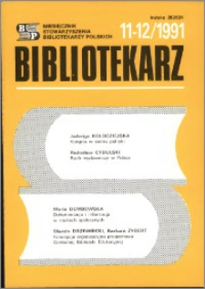 Bibliotekarz 1991, nr 11-12
