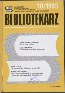 Bibliotekarz 1993, nr 10