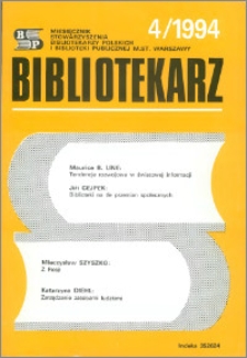 Bibliotekarz 1994, nr 4