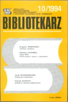 Bibliotekarz 1994, nr 10