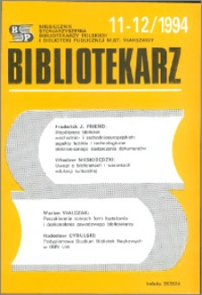 Bibliotekarz 1994, nr 11-12