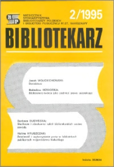 Bibliotekarz 1995, nr 2