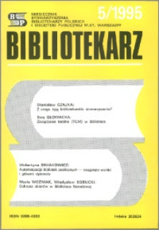 Bibliotekarz 1995, nr 5