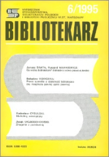 Bibliotekarz 1995, nr 6