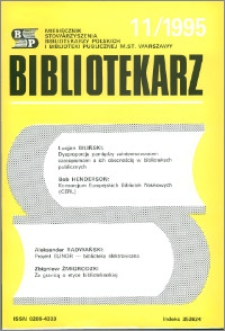 Bibliotekarz 1995, nr 11