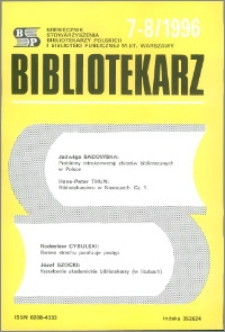 Bibliotekarz 1996, nr 7-8