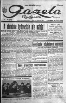 Gazeta Bydgoska 1932.12.01 R.11 nr 277