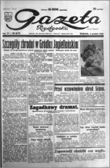 Gazeta Bydgoska 1932.12.03 R.11 nr 279