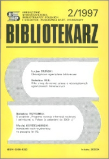 Bibliotekarz 1997, nr 2