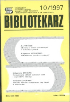Bibliotekarz 1997, nr 10