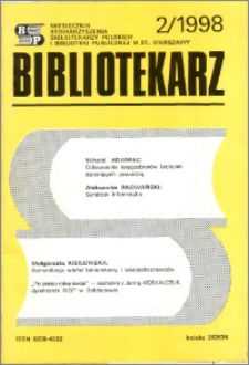 Bibliotekarz 1998, nr 2