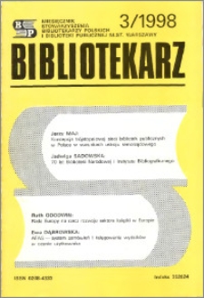 Bibliotekarz 1998, nr 3