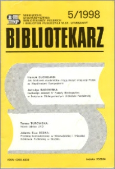 Bibliotekarz 1998, nr 5