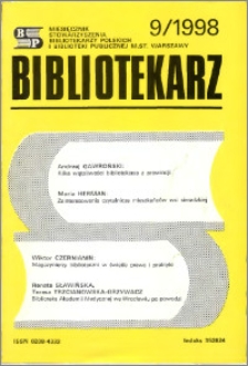 Bibliotekarz 1998, nr 9