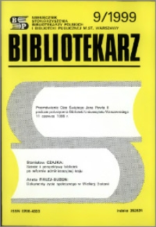 Bibliotekarz 1999, nr 9