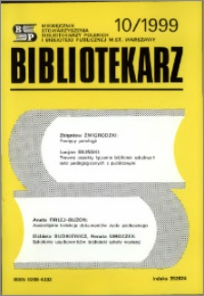 Bibliotekarz 1999, nr 10
