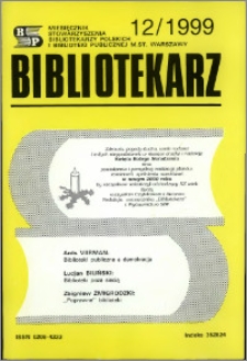 Bibliotekarz 1999, nr 12