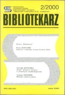 Bibliotekarz 2000, nr 2