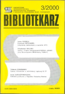 Bibliotekarz 2000, nr 3