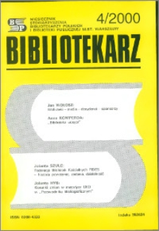 Bibliotekarz 2000, nr 4