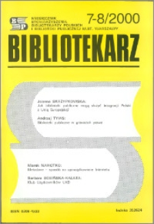 Bibliotekarz 2000, nr 7-8
