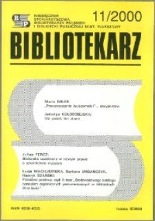 Bibliotekarz 2000, nr 11