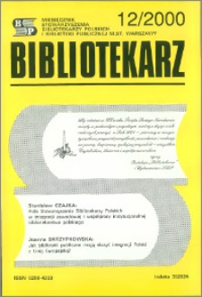 Bibliotekarz 2000, nr 12