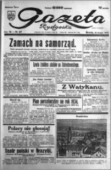 Gazeta Bydgoska 1933.02.15 R.12 nr 37