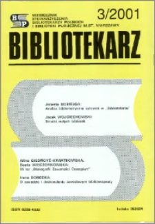 Bibliotekarz 2001, nr 3