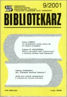 Bibliotekarz 2001, nr 9