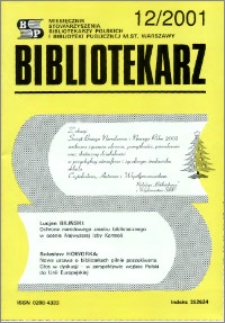 Bibliotekarz 2001, nr 12