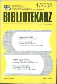 Bibliotekarz 2002, nr 1