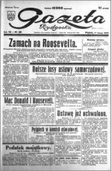 Gazeta Bydgoska 1933.02.17 R.12 nr 39