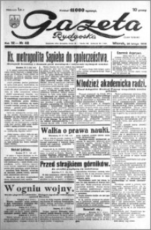 Gazeta Bydgoska 1933.02.28 R.12 nr 48