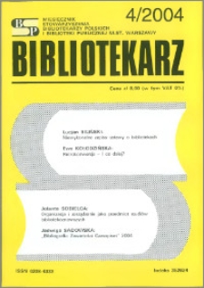 Bibliotekarz 2004, nr 4