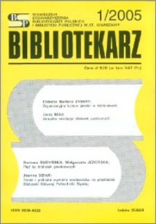 Bibliotekarz 2005, nr 1