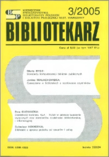 Bibliotekarz 2005, nr 3