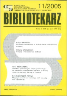 Bibliotekarz 2005, nr 11