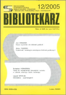 Bibliotekarz 2005, nr 12