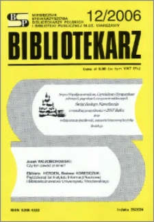 Bibliotekarz 2006, nr 12