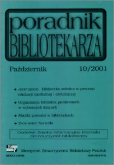 Poradnik Bibliotekarza 2001, nr 10