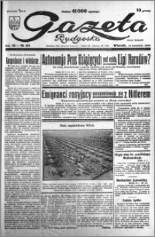 Gazeta Bydgoska 1933.04.11 R.12 nr 84