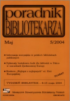 Poradnik Bibliotekarza 2004, nr 5