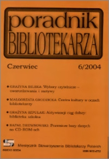 Poradnik Bibliotekarza 2004, nr 6