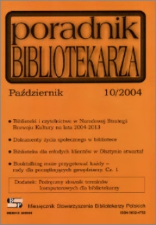Poradnik Bibliotekarza 2004, nr 10