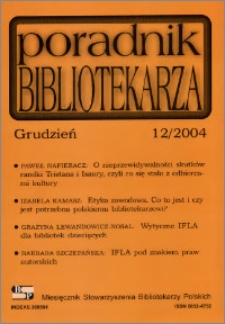 Poradnik Bibliotekarza 2004, nr 12
