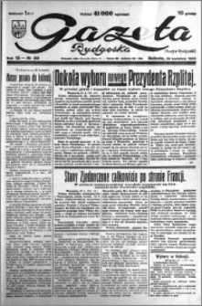 Gazeta Bydgoska 1933.04.29 R.12 nr 99